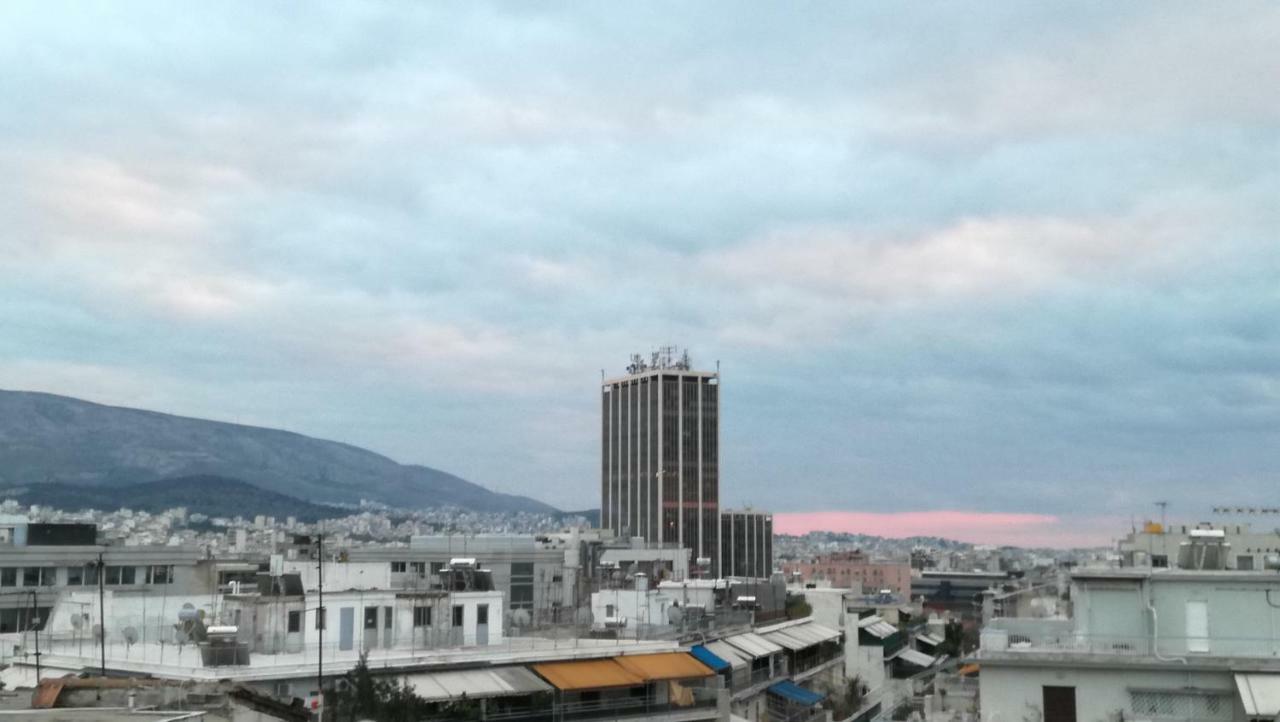 Central 6Th Floor Studio Near Metro & View&200Mbps Атина Екстериор снимка