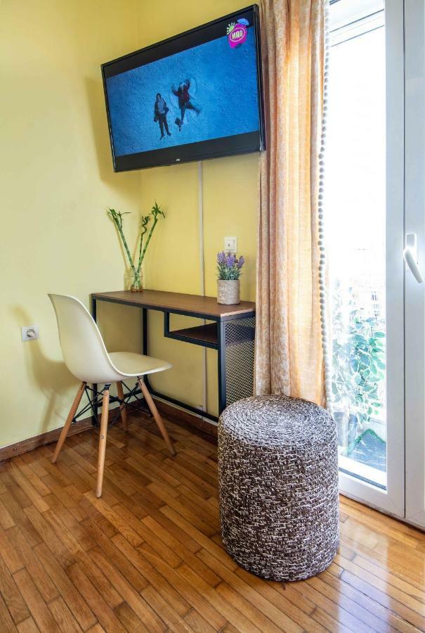 Central 6Th Floor Studio Near Metro & View&200Mbps Атина Екстериор снимка