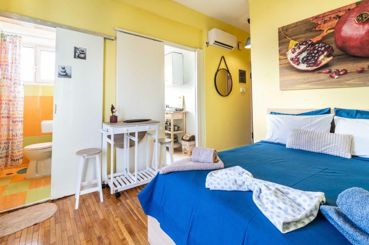 Central 6Th Floor Studio Near Metro & View&200Mbps Атина Екстериор снимка