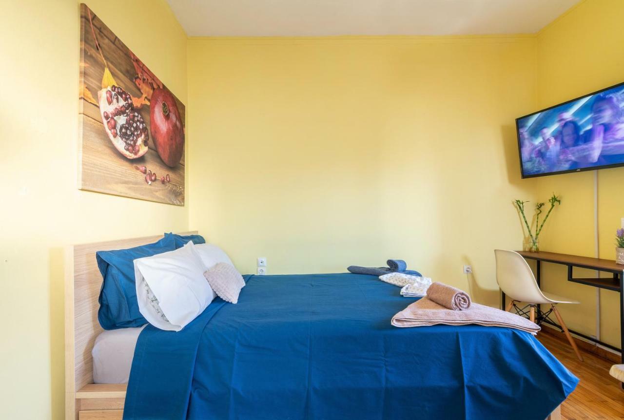Central 6Th Floor Studio Near Metro & View&200Mbps Атина Екстериор снимка